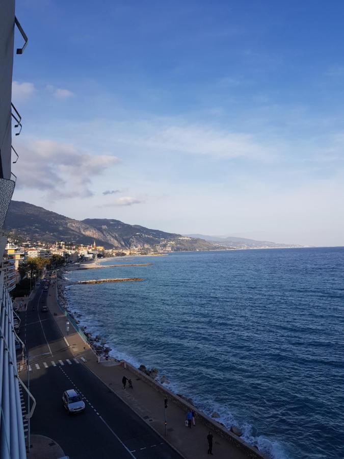 Menton Front Bord De Mer Cote D'Azur Florentina Sea View French Riviera Proche Monaco Montecarlo Superb Studio Ngoại thất bức ảnh
